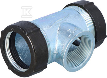 TRÓJNIK QT1 1/2" MONTAŻOWY  DO RUR