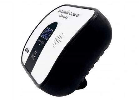 Czujnik czadu Eura CD-45A2 wolnostojący, bateryjny, wyswietlacz LCD