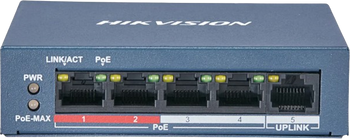 SWITCH POE HIKVISION DS-3E0105P-E/M(B)