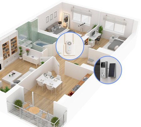 Wideodzwonek Ezviz HP3 Pro 3MPx z panelem solarnym