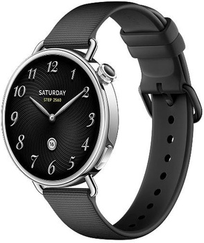 Smartwatch Xiaomi Watch S4 41mm Fluororubber Strap czarny