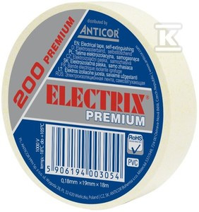 ELECTRIX 200 PREMIUM TAŚMA IZOL.BIAŁA