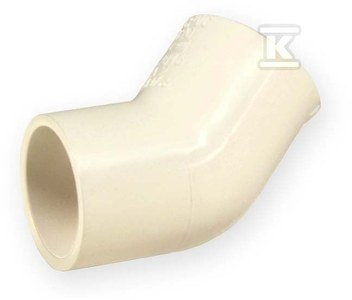 KOLANO 45ST KW/KW 6/4" PVC-C