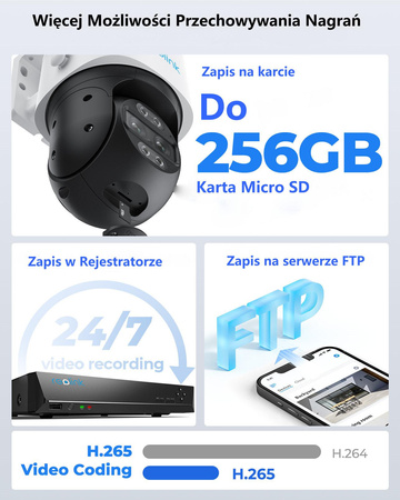 Kamera IP Reolink Trackmix WIFI Obrotowa Series W760