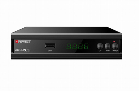 Tuner DVB-T2 Opticum AX Lion NS H.265 10bit