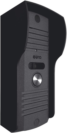 Domofon ''EURA'' ADP-51A3 ''DIFESA'' - 1-rodzinny, 2 unifony, interkom, grafit