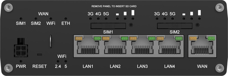 Teltonika RUTM52 router przemysłowy 5G (RUTM52100000)