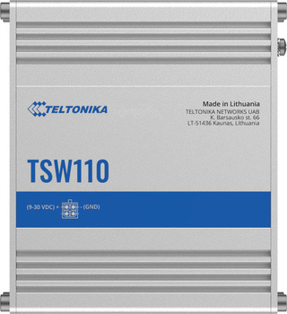 Teltonika TSW110 switch przemysłowy 5xGE (TSW110000000)