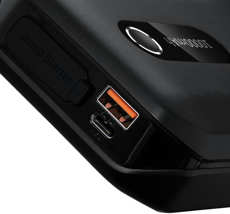POWERBANK BOOSTER Baseus Max Car Jump Starter CGNL020101 10000mAh 12V 1000A + KABLE KROKODYLKI