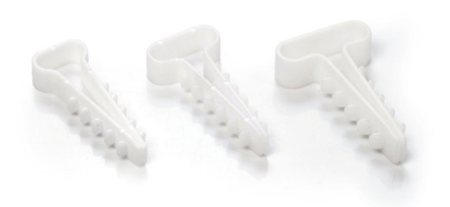 UCHWYT WBIJANY DO PRZEWODÓW PŁASKICH UWP-4 (100szt.)