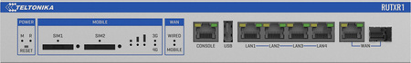 Teltonika RUTXR1 router przemysłowy 4G / LTE (RUTXR1300000)