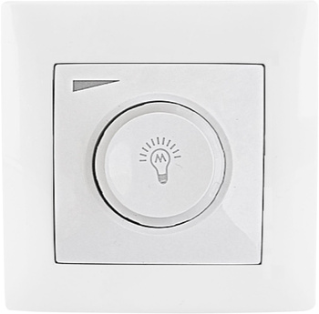 Ściemniacz obrotowy LED  200/600W VCX WESA LC 36A Biały