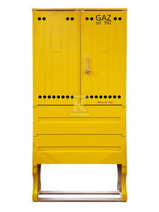 SZAFKA GAZOWA o wymiarach 1, 7 x 0, 25 x 0, 8 m IOBG-91040-07-528-H