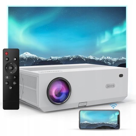 Projektor Zenwire e600h Android 9.0 WiFi Full HD 4K 13500lm