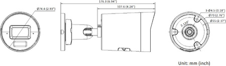 Kamera IP Hikvision DS-2CD2083G2-LI2U/SL 2.8mm PL