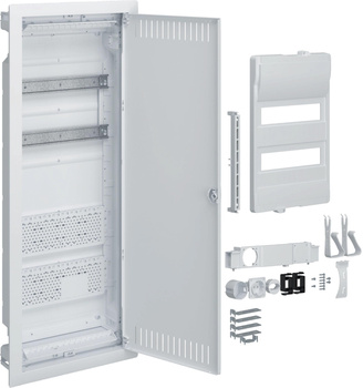Rozdzielnica hybrydowa podtynkowa, 2 x12modułów, HAGER Volta VU602PLH