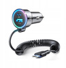 Ładowarka samochodowa 3w1 Joyroom JR-CL07 72W 4.0A PD 3.0 QC 3.0 1x USB-A 1x USB-C z kablem 1.6M
