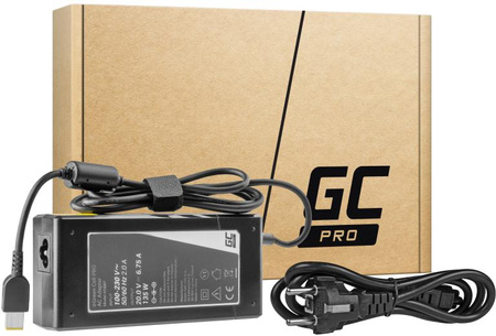 Zasilacz Ładowarka Do Laptopa Lenovo Green Cell PRO AD68P 20V 6,75A 135W Slim Tip