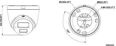 Kamera IP Hikvision DS-2CD1343G2-LIUF/SL 2.8mm PL