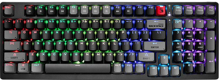 Klawiatura mechaniczna A4TECH Bloody S98 USB Sports Lime (BLMS Red Plus Switches)