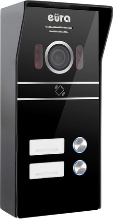 WIDEODOMOFN EURA VDP-80C5 2-rodzinny,czarny