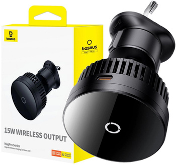 Uchwyt Samochodowy Ładowarka Indukcyjna Baseus MagPro C40164100121-00 Qi 15W MagSafe Czarny