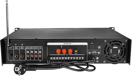 Wzmacniacz PA HQM2650BC Radio FM/MP3/BT 650W