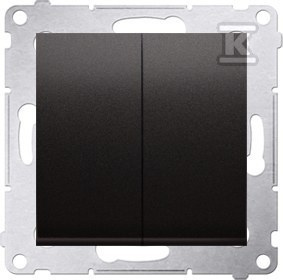 PRZ.PODW.+RAM.IP20/44 ANTRACYT SIMON54