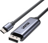 Adapter Unitek 8K USB-C do DisplayPort 1,5M - Przewód dwukierunkowy