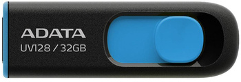 Adata Pendrive UV128 32GB USB 3.2 Gen1 czarno - niebieski
