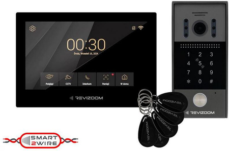 Wideodomofon REVIZOOM RM-T273HD BLACK/RC-212HD-CK1