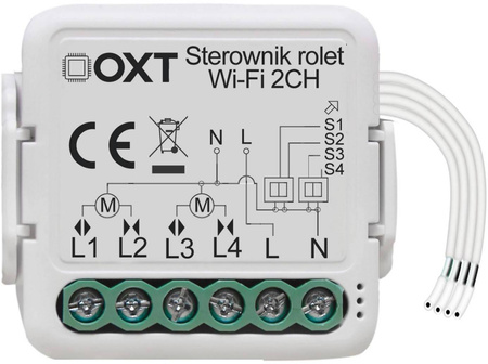 Moduł Oxt mini sterownik 2 rolety WiFi Tuya