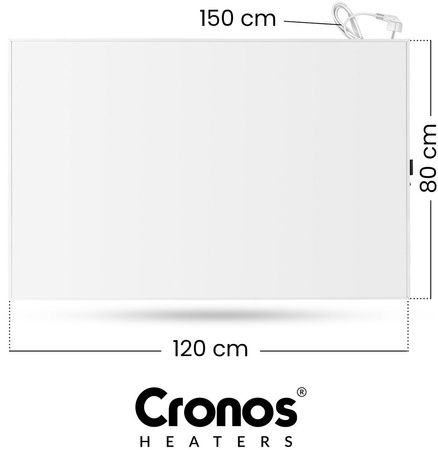 Panel grzewczy IR CRONOS Synthelith PRO CRP-980TWP White