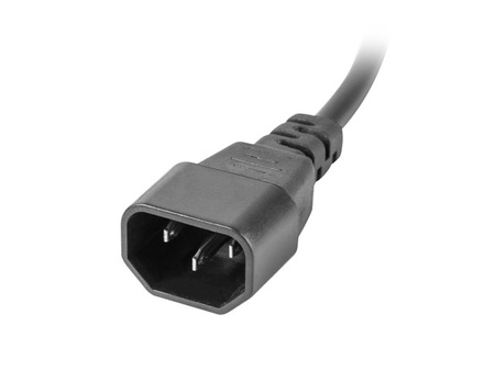 Listwa Zasilająca RACK PDU 1U 10A 10X IEC C13 2M Czarna C14 Lanberg