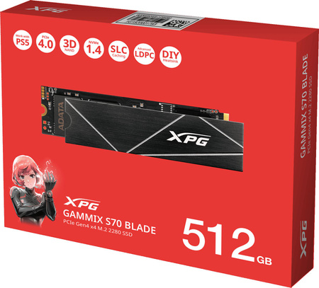 Dysk SSD Adata XPG GAMIX S70 BLADE 512GB PCIe