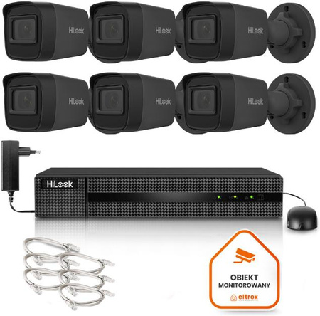 Kamera IP Hilook by Hikvision tuba 4MP IPCAM-B4-P Black Opakowanie zbiorcze 10szt.