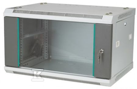 SZAFKA WISZĄCA 19" 6U 600X450 SZARA