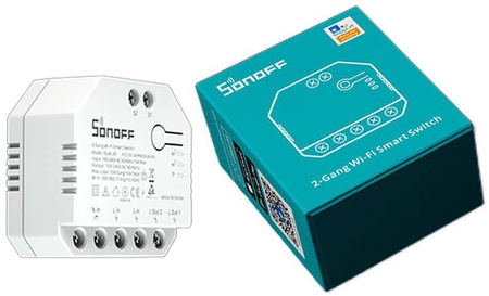 Sonoff sterownik 2-kanałowy roletowy 10A WiFi Dual R3