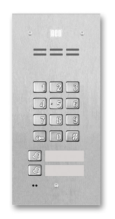 ACO FAM-P-2NPZSACC panel pod tynk 2-rodzinny czyt. brel. zamek szyfr.