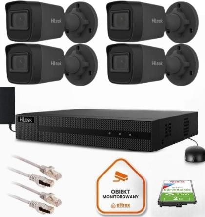 Kamera IP Hilook by Hikvision tuba 4MP IPCAM-B4-P Black Opakowanie zbiorcze 10szt.