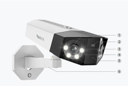 Kamera IP reolink duo series P750 poe 16MP
