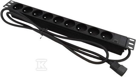LISTWA ZASIL. 19" 9 X CEE 7/5 IEC320 C14