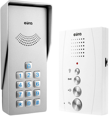 Domofon Eura ADP-38A3 Entra bialy