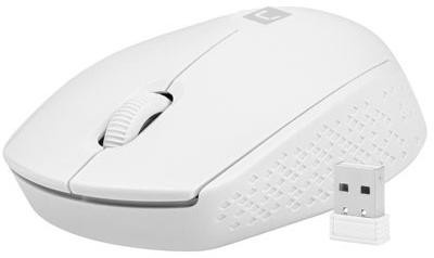 Mysz Natec Stork Bezprzewodowa 1600DPI Biała Optyczna USB