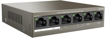 SWITCH POE TENDA TEF1106P-4-63W