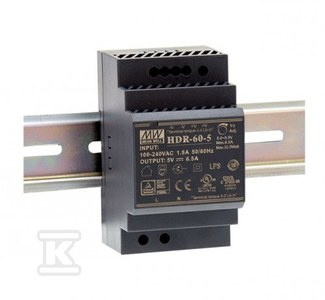 ZASILACZ NA SZYNĘ DIN 60W 24VDC