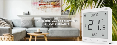 TECH STEROWNIKI Zestaw bezprzewodowej kontroli strefowej ogrzewania grzejnikowego