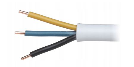 Przewód elektryczny drut okrągły YDY 450/750V 3x2,5mm2 ELEKTROKABEL 100m