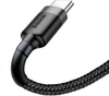 Kabel USB-A / USB-C Baseus Cafule CATKLF-AG1 50cm 3A QC 3.0 Czarno-szary