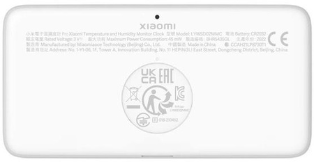 Czujnik Xiaomi Mi Temperature and Humidity Monitor Clock Pro